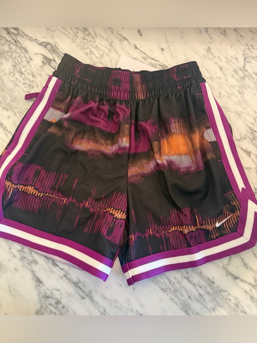 Nike Boys' Dri-FIT DNA 5” Basketball Shorts - Bold Berry/White